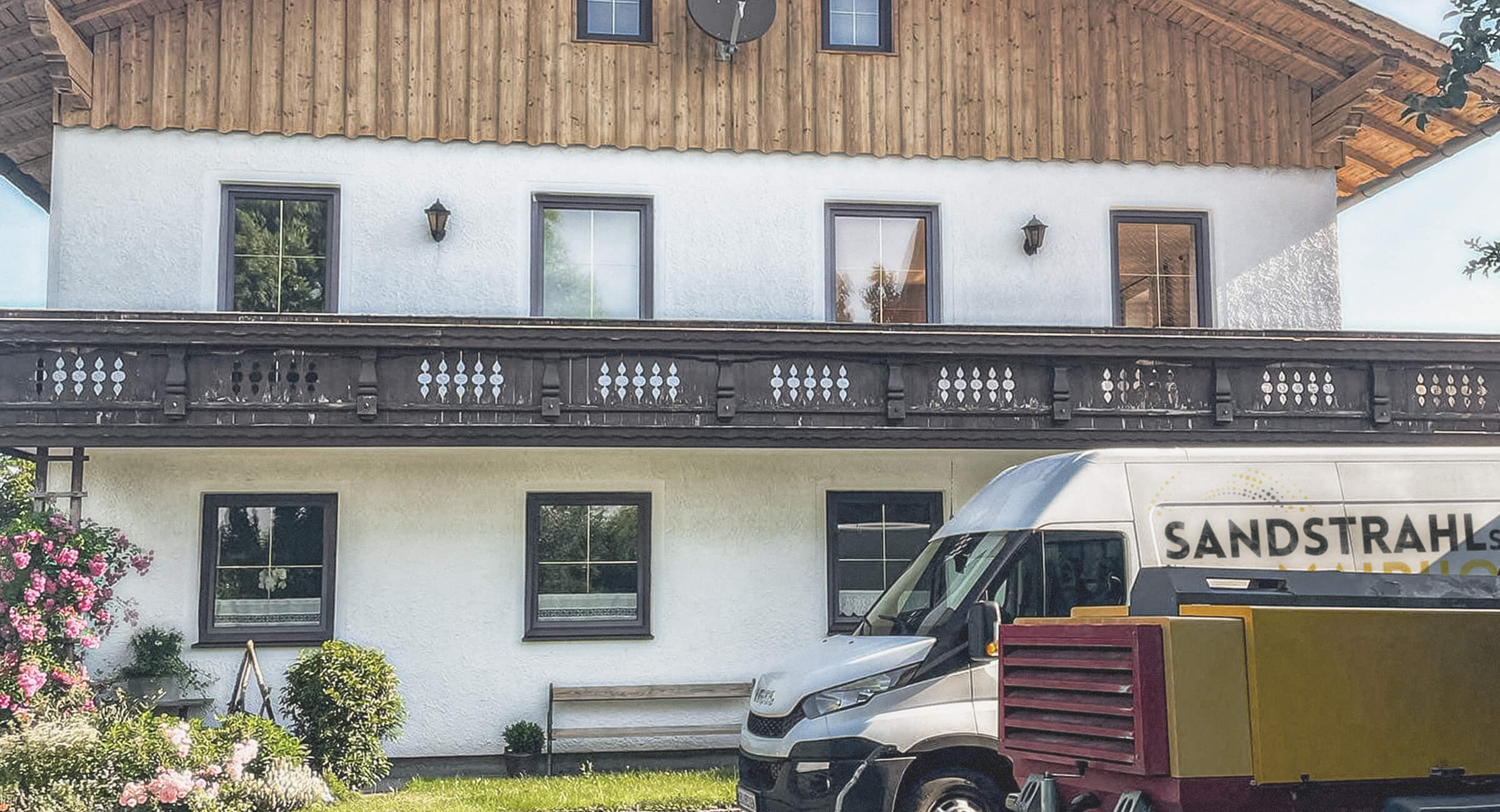 Mobiles Sandstrahlen in ganz Österreich | Sandstrahlservice Mairhofer
